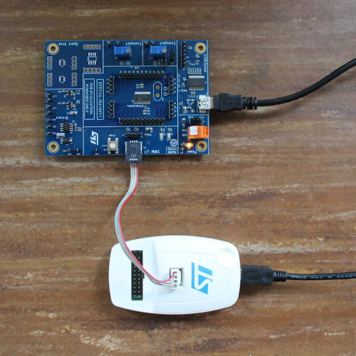 STEVAL-ISA164V1 with Demo running